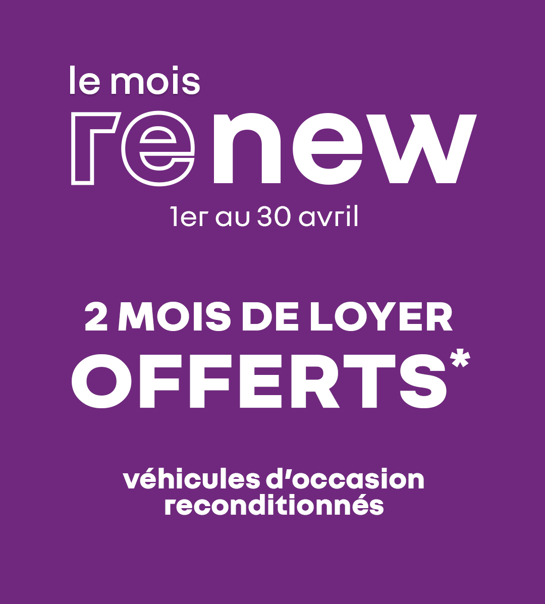 Le mois renew